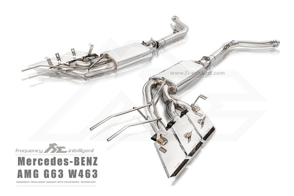 Fi-Exhaust - MERCEDES-BENZ G-CLASS W463 G63 AMG 5.0T - Valvetronic Muffler + Standard remote control system module  - MB-G63UE-CBV