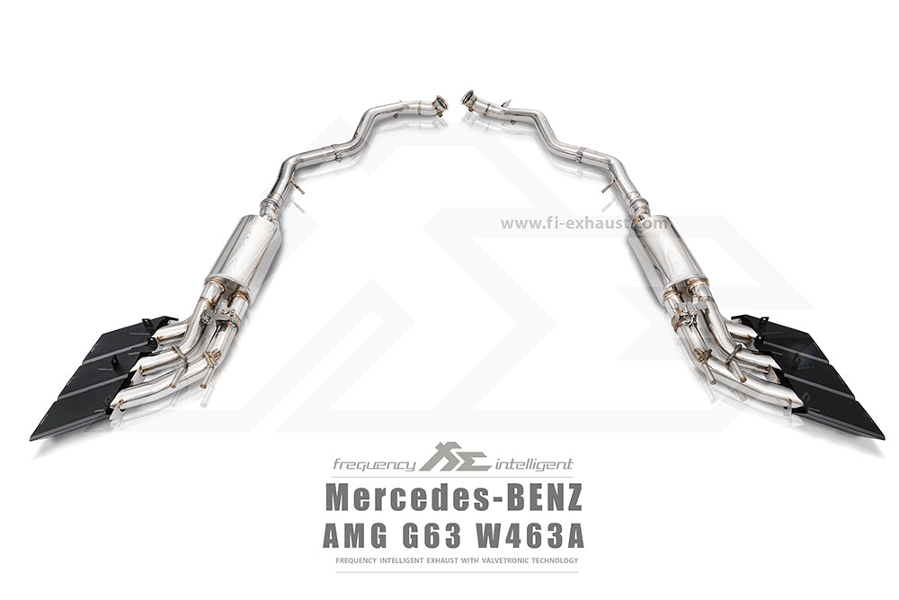 Fi-Exhaust - MERCEDES-BENZ G-CLASS W463A G63 AMG 4.0T - Valvetronic Muffler (NON OPF)+EV Extend Cable*2  - MB-G63AUE-CBE