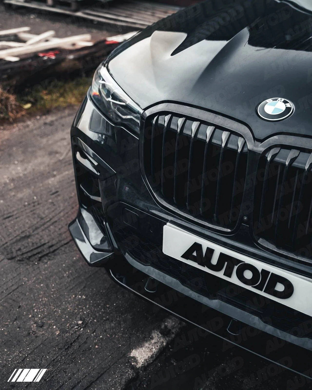 PSR Parts - Gloss Black Competition Front  Splitter for BMW X7 (2018+, G07)