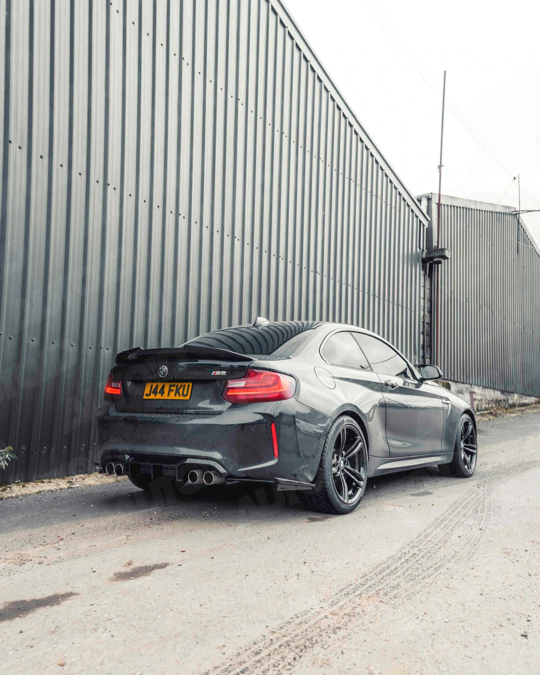 PSR Parts - Gloss Black Competition Rear Diffuser for BMW M2 & M2 Competition (2015-2021, F87)