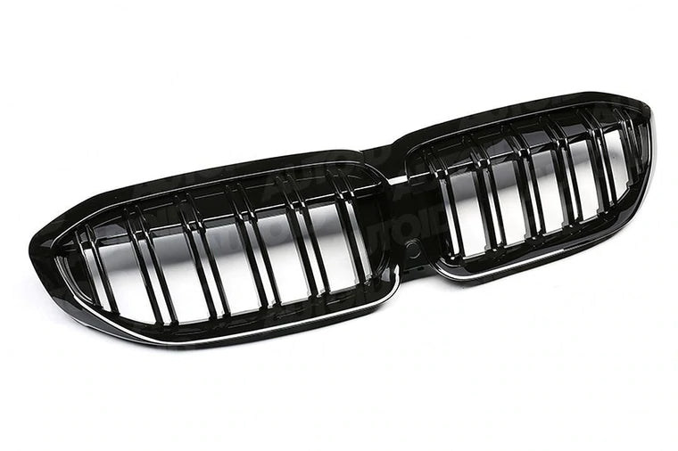 PSR Parts - Gloss Black Kidney Grilles for BMW 3 Series (2019+, G20 G21)