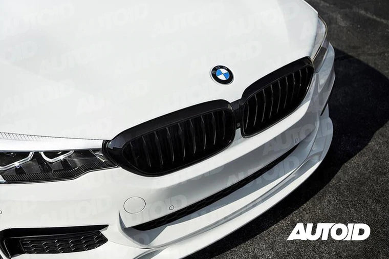 PSR Parts - Gloss Black Kidney Grilles for BMW 5 Series & M5 (2017-2020, G30 G31 F90)