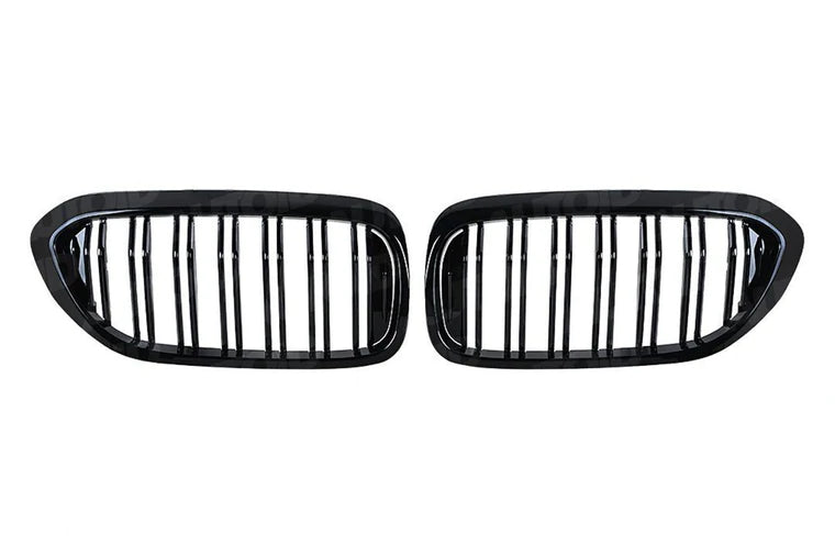 PSR Parts - Gloss Black Kidney Grilles for BMW 5 Series & M5 (2017-2020, G30 G31 F90)