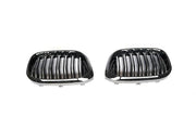 PSR Parts - Gloss Black Kidney Grilles for BMW X3 & X4 (2019+, G01 G02)