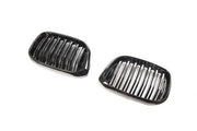 PSR Parts - Gloss Black Kidney Grilles for BMW X3 & X4 (2019+, G01 G02)