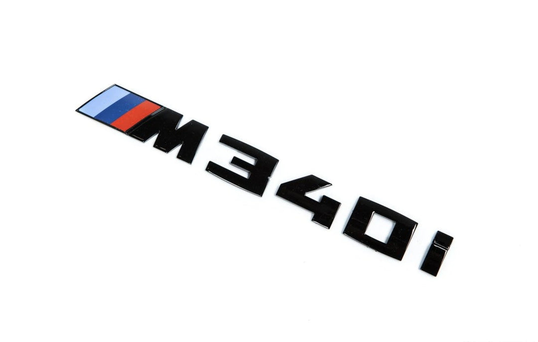 PSR Parts - Gloss Black Rear Model Badge for BMW M340i
