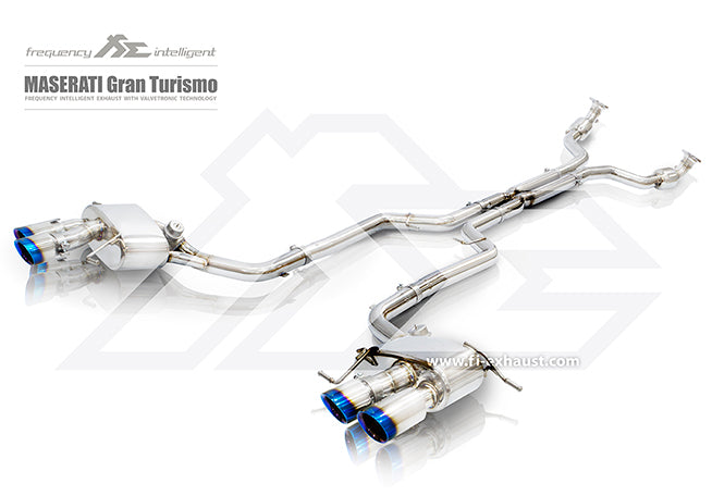 Fi-Exhaust - MASERATI GRAN TURISMO 4.2L V8 - Valvetronic Muffler + Standard remote control system module Stainless Steel  - MS-GT427-CBV
