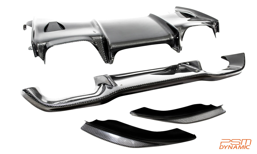 PSM Dynamic  - BMW 2 SERIES F87 M2 - Rear Diffuser Stage 2 -  B2872RDCF