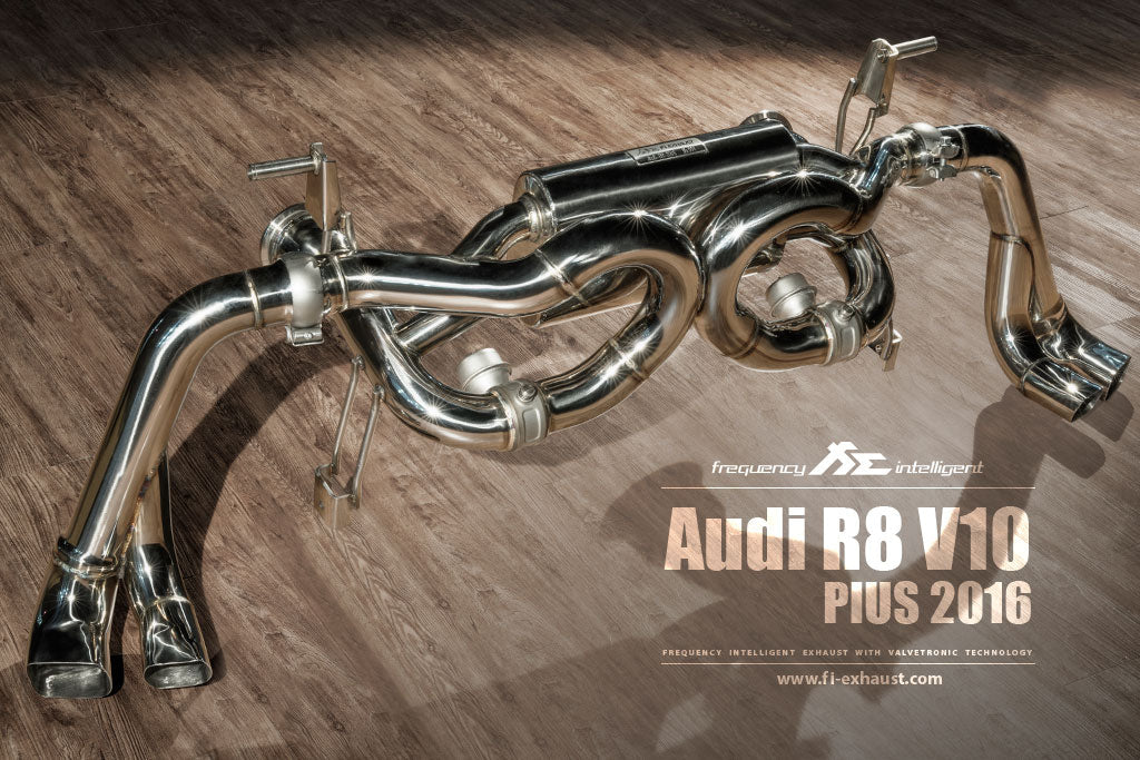 Fi-Exhaust - AUDI R8 42 4.2 FSI SPYDER - Valvetronic Muffler + Standard remote control system module Stainless Steel  - AD-R82-CBV