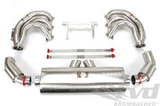 FVD Brombacher - Porsche Race Exhaust System 997.1 GT3 Cup / S and 997.2 GT3 Cup - 76 mm - Cat Bypass - RSR Tips - RES 997 000 60S1