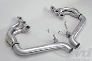 FVD Brombacher - Porsche Race Exhaust System 997.1 GT3 Cup - 4.0 L Conversion - 500 HP + With RSR Angle Cut Tips - RES 997 090 64SRSR