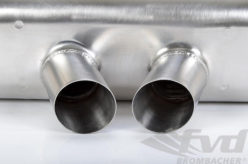 FVD Brombacher - Porsche Exhaust System Race 997.1 GT3 - Long Tube - 76 mm Collectors - Cat Bypass - RSR Tips - RES 997 100 60S76
