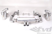 FVD Brombacher - Porsche Exhaust System Race 997 GT3 Cup 100 Cell Cats Stainless Steel, with Tips 2x70mm - RES 997 101 61S2