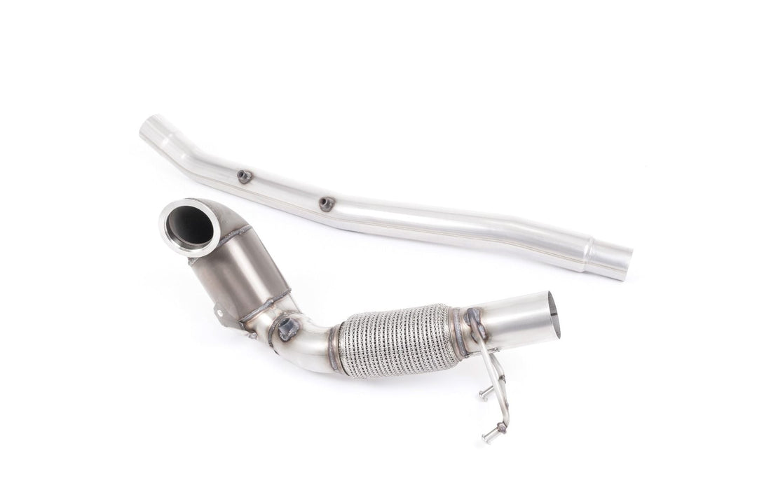 Milltek Large Bore Downpipe and Hi-Flow Sports Cat - Volkswagen T-Roc R 2.0TSI 300ps (with OPF/GPF) 2019-2023 - SSXVW514