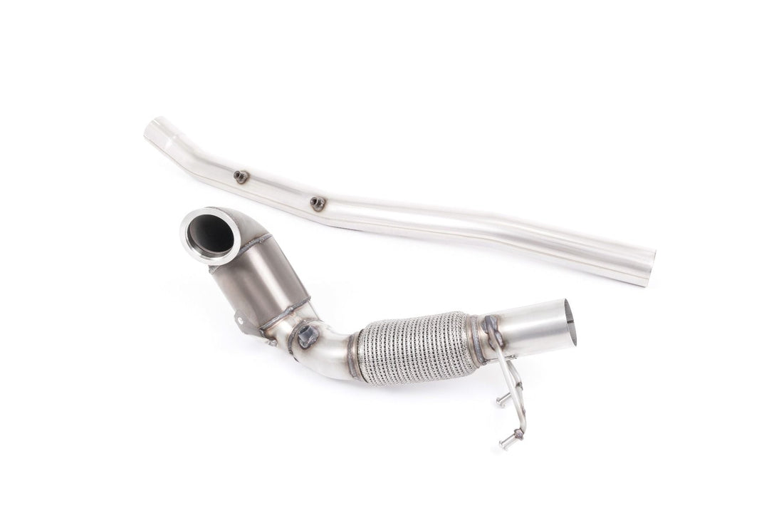 Milltek Large Bore Downpipe and Hi-Flow Sports Cat - Volkswagen T-Roc R 2.0TSI 300ps (with OPF/GPF) 2019-2023 - SSXVW515