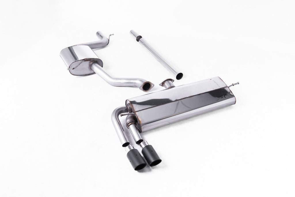 Volkswagen Golf Mk7.5 1.5TSI Evo GT & R-Line (Both GPF/OPF & Non GPF/OPF Models) 2017-2021 Cat-back Exhaust - Non-Resonated Carbon Trims (GTD Valance) Volkswagen Golf Mk7.5 1.5TSI Evo GT & R-Line (Both GPF/OPF & Non GPF/OPF Models) 2017-2021 Cat-back Exhaust - Non-Resonated Carbon Trims (GTD Valance)