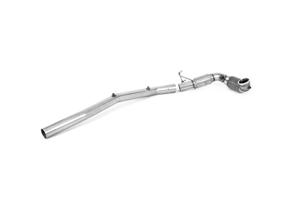 Milltek Large Bore Downpipe and Hi-Flow Sports Cat - Volkswagen Golf Mk8 R 2.0 TSI 320PS (GPF Equipped Models Only) 2021-2023 - SSXVW635