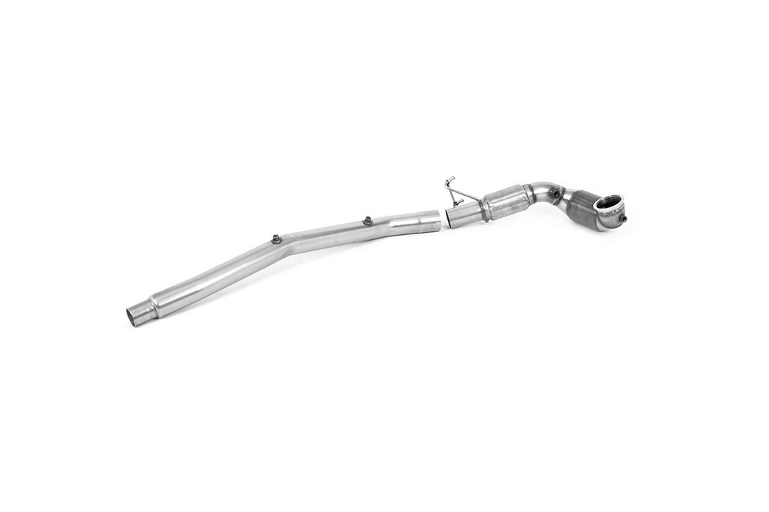 Milltek Large Bore Downpipe and Hi-Flow Sports Cat - Volkswagen Golf Mk8 R 2.0 TSI 320PS (GPF Equipped Models Only) 2021-2023 - SSXVW636