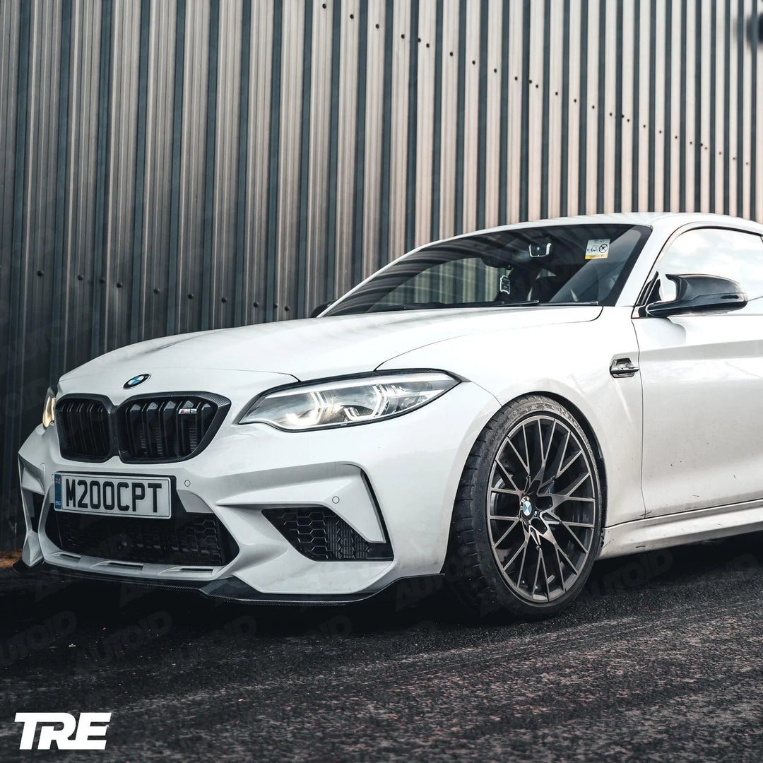 TRE - TRE Pre-preg Carbon Fibre CS Front  Splitter for BMW M2 Competition (2018-2021, F87)