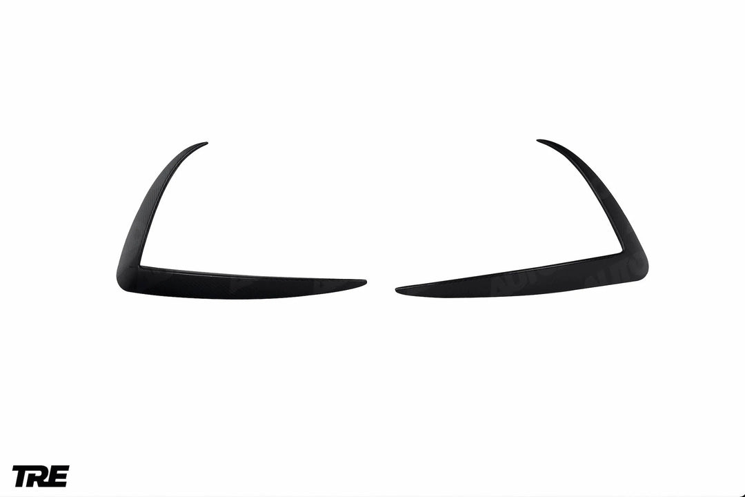 TRE - TRE Pre-Preg Carbon Fibre Front Bumper Canards for Tesla Model 3 (2018+)