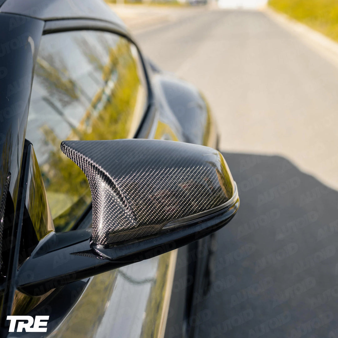 TRE - TRE Pre-Preg Carbon Fibre Performance Mirror Covers for BMW & Supra (2019+, F40 F45 G29 J29)