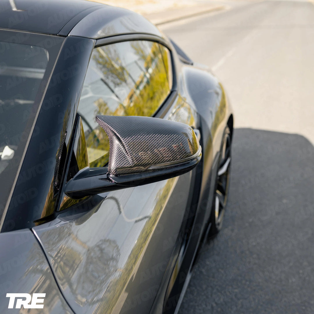 TRE - TRE Pre-Preg Carbon Fibre Performance Mirror Covers for BMW & Supra (2019+, F40 F45 G29 J29)