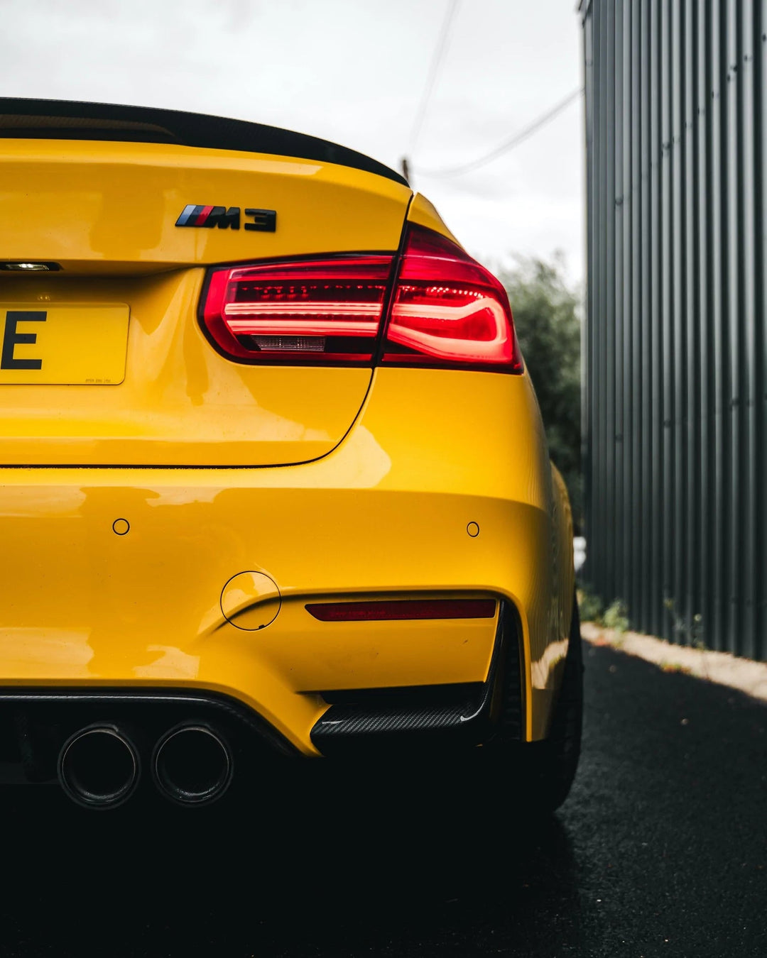 TRE - TRE Pre-preg Carbon Fibre Rear Bumper Covers for BMW M3 & M4 (2014-2020, F80 F82)