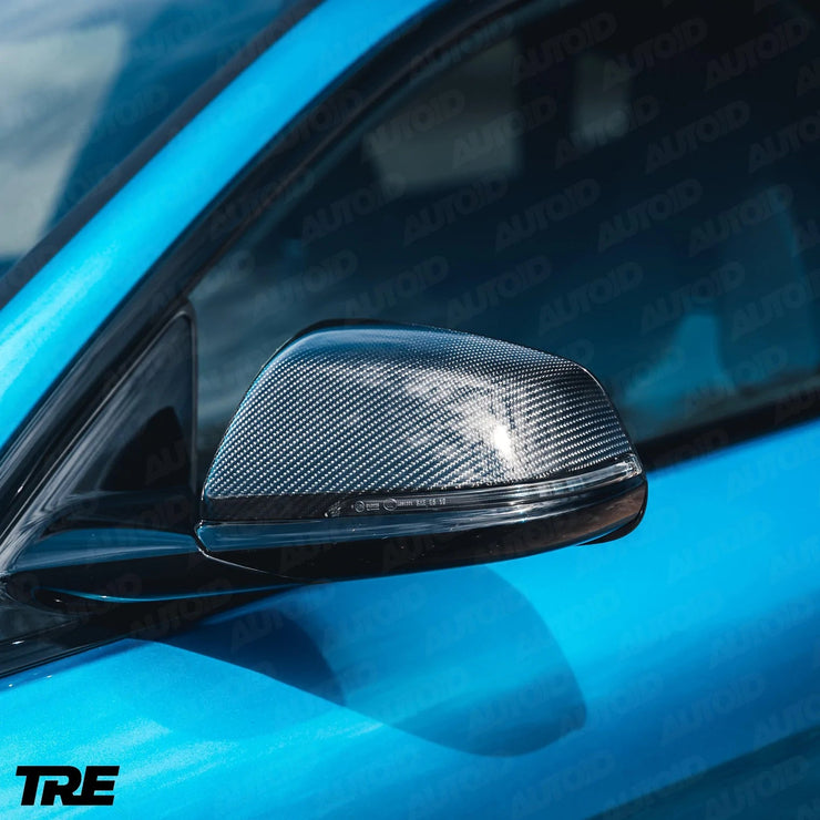 TRE - TRE Pre-preg Carbon Fibre Wing Mirror Covers for BMW & Supra (2019+, F40 F44 G29 J29)